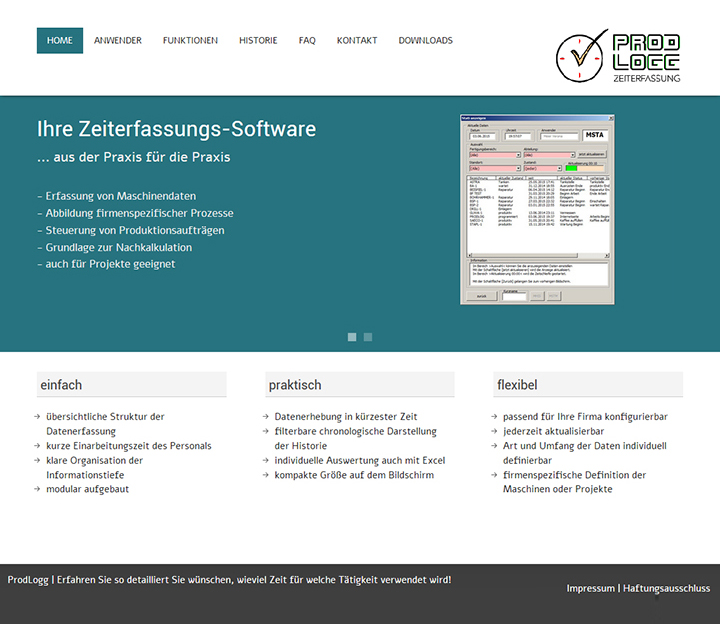 ProdLogg Zeiterfassung